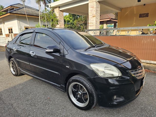 Toyota Vios 2008 1.5 E เบนซิน ไม่ติดแก๊ส เกียร์อัตโนมัติ ดำ รูปที่ 3