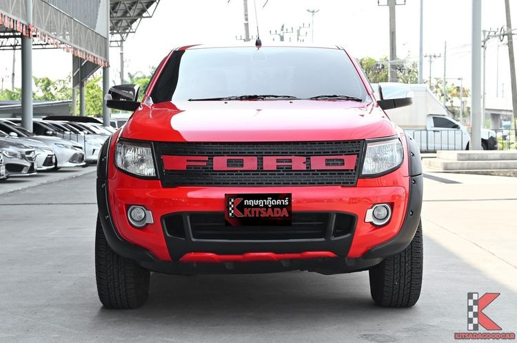 Ford Ranger 2015 2.2 Hi-Rider XLT Pickup ดีเซล ไม่ติดแก๊ส เกียร์ธรรมดา แดง รูปที่ 2