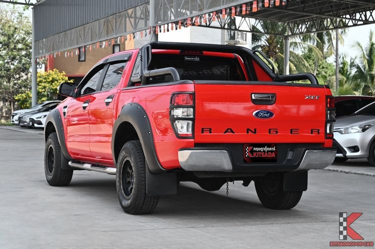 Ford Ranger 2015 2.2 Hi-Rider XLT Pickup ดีเซล ไม่ติดแก๊ส เกียร์ธรรมดา แดง รูปที่ 3