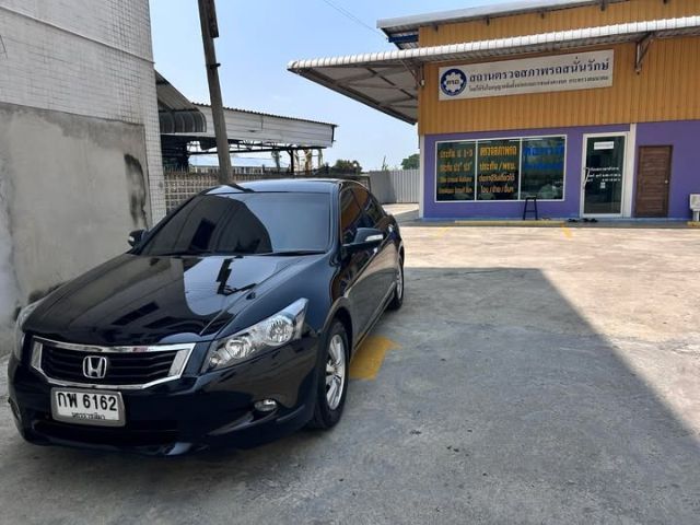 Honda Accord 2008 2.0 E i-VTEC Sedan เบนซิน ไม่ติดแก๊ส เกียร์อัตโนมัติ ดำ รูปที่ 3