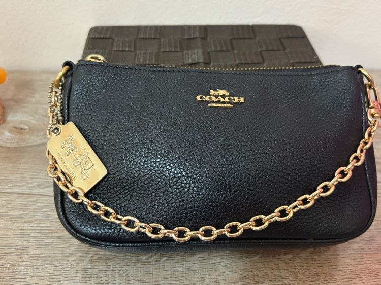 Coach Nolita 19 In Pebbled Leather สีดำ อะไหล่ทอง สภาพสวยกริบ รูปที่ 8