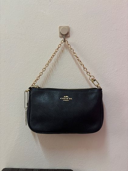 Coach Nolita 19 In Pebbled Leather สีดำ อะไหล่ทอง สภาพสวยกริบ รูปที่ 3