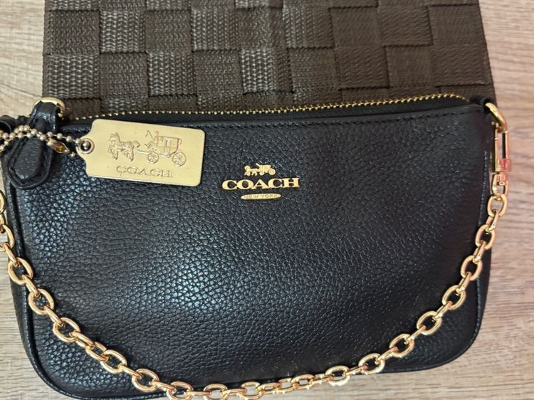 Coach Nolita 19 In Pebbled Leather สีดำ อะไหล่ทอง สภาพสวยกริบ รูปที่ 13