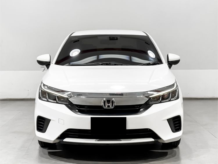 Honda City 2021 1.0 V Sedan เบนซิน เกียร์อัตโนมัติ ขาว รูปที่ 2