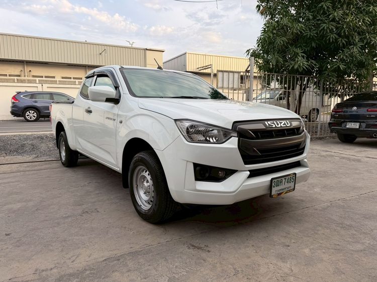 Isuzu D-MAX 2020 1.9 S Pickup ดีเซล ไม่ติดแก๊ส เกียร์ธรรมดา ขาว รูปที่ 3