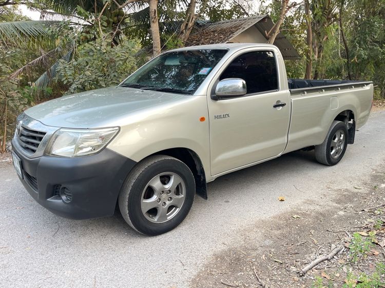 Toyota Hilux Vigo Champ 2011 2.5 J Single Cab Pickup ดีเซล ไม่ติดแก๊ส เกียร์ธรรมดา บรอนซ์เงิน รูปที่ 3