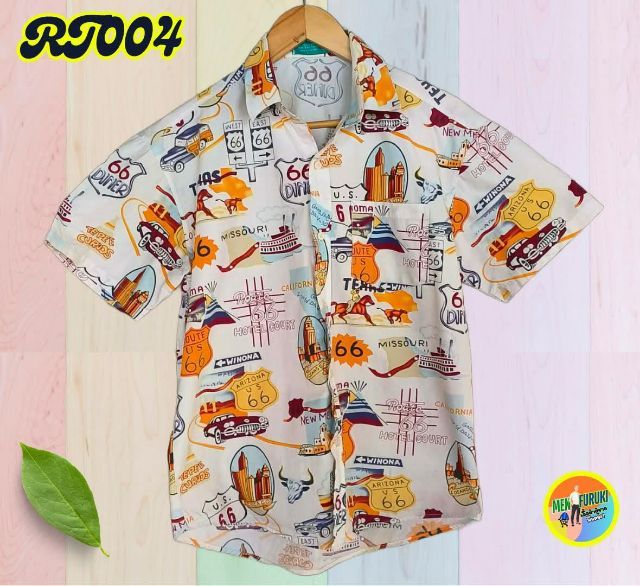 เสื้อเชิ้ตแขนสั้นมือสอง