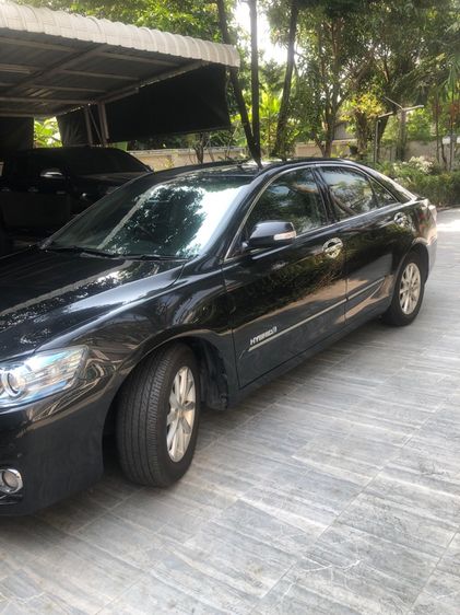 Toyota Camry 2011 2.4 Hybrid Sedan ไฮบริด ไม่ติดแก๊ส เกียร์อัตโนมัติ ดำ รูปที่ 3