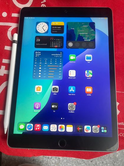 iPad Gen9 สวย64g แบต90 พร้อม Pencil แท้ แบตทน จอสวย ไม่ลดงดต่อราคา ครับ รูปที่ 5