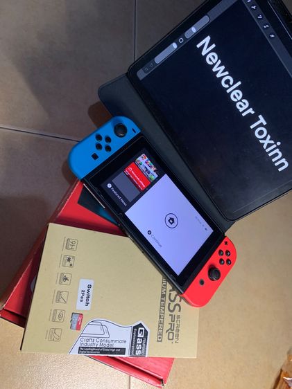 Nintendo switch v.2กล่องแดงพร้อมเมม128gb รูปที่ 6