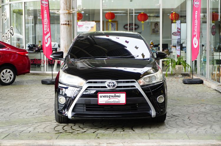 Toyota Yaris 2014 1.2 G Sedan เบนซิน ไม่ติดแก๊ส เกียร์อัตโนมัติ ดำ รูปที่ 2