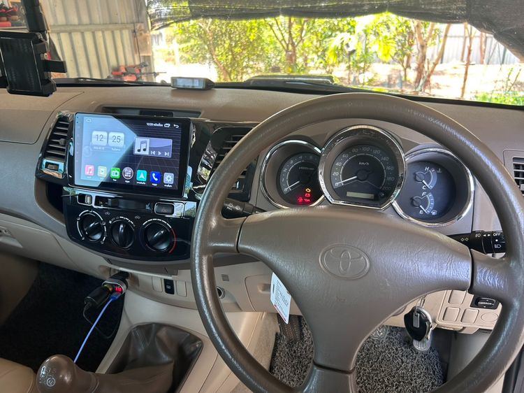 Toyota Hilux Vigo 2007 3.0 Prerunner E Pickup ดีเซล ไม่ติดแก๊ส เกียร์ธรรมดา ดำ รูปที่ 4