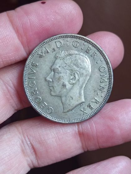 เหรียญ half crown สหราชอาณาจักรปี 1945