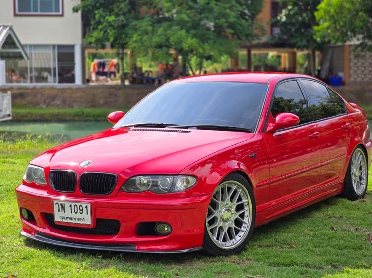 BMW Series 3 2002 318i Sedan เบนซิน เกียร์อัตโนมัติ แดง รูปที่ 2