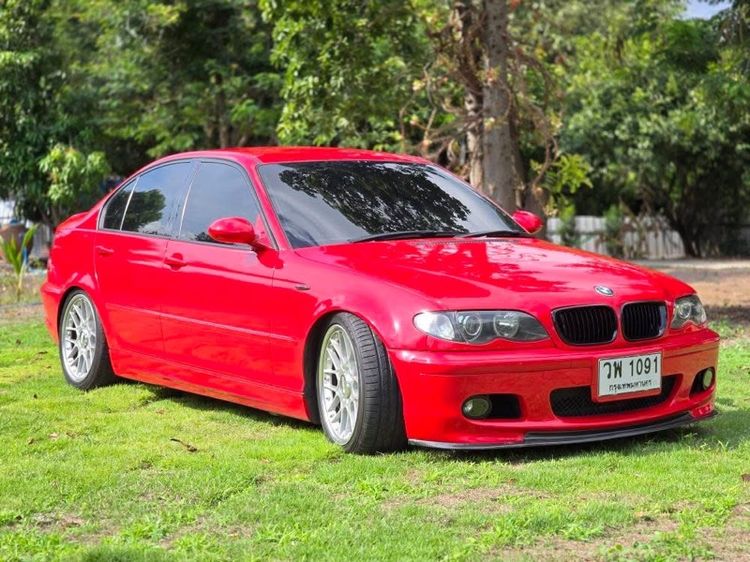 BMW Series 3 2002 318i Sedan เบนซิน เกียร์อัตโนมัติ แดง รูปที่ 3