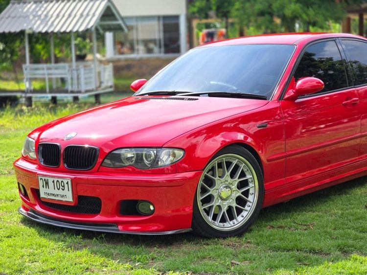 BMW Series 3 2002 318i Sedan เบนซิน เกียร์อัตโนมัติ แดง รูปที่ 4