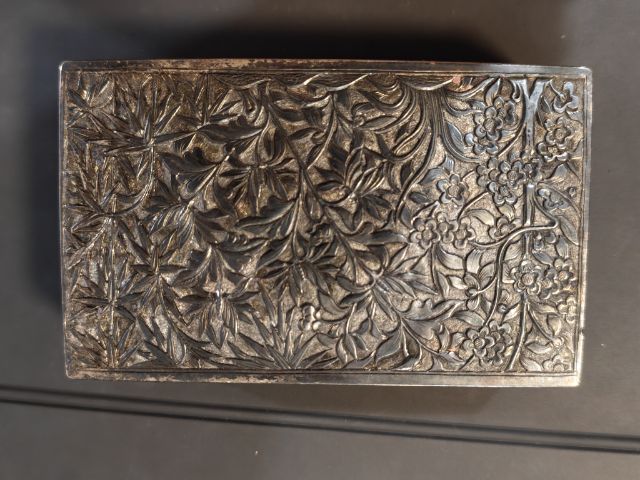 กล่องเงินใส่ยาเส้นโบราณ รูปที่ 3