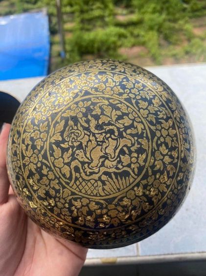 ขันถมทอง 2 ใบ ขายคู่ สมบูรณ์ ลดสุดๆ รูปที่ 5