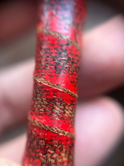 ตะกรุดตะกั่วยาว 3.8 นิ้วลงรักชาติแดงมันมันไม่ทราบที่(มีสินค้าหลายรายการกดเข้ามาดูในโปรไฟล์ได้เลยครับ) รูปที่ 8