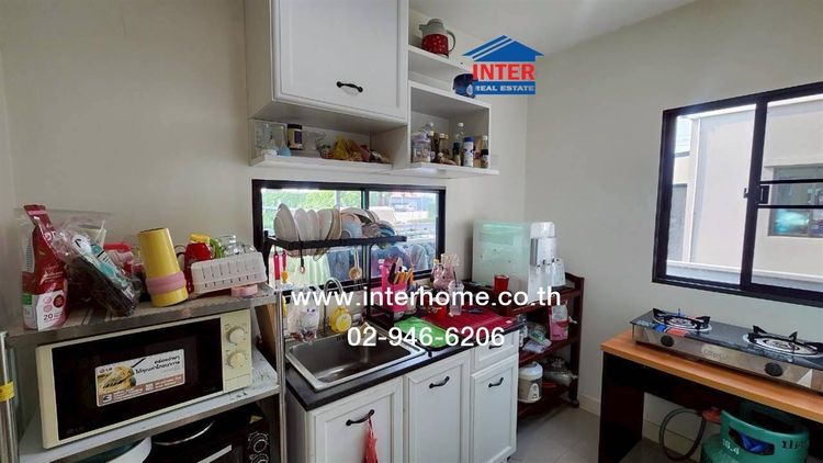 บ้านเเฝด 2 ชั้น 51.3 ตร.ว หมู่บ้านพลีโน่สุขสวัสดิ์ ประชาอุทิศ ใกล้มหาวิทยาลัยเทคโนโลยีพระจอมเกล้าธนบุรี(ม.บางมด) ซอยประชาอุทิศ90 พระสมุทรเจ รูปที่ 4