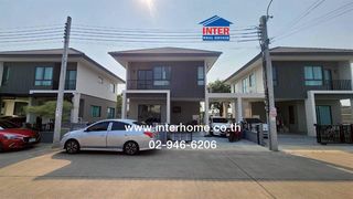 บ้านเเฝด 2 ชั้น 51.3 ตร.ว หมู่บ้านพลีโน่สุขสวัสดิ์ ประชาอุทิศ ใกล้มหาวิทยาลัยเทคโนโลยีพระจอมเกล้าธนบุรี(ม.บางมด) ซอยประชาอุทิศ90 พระสมุทรเจ