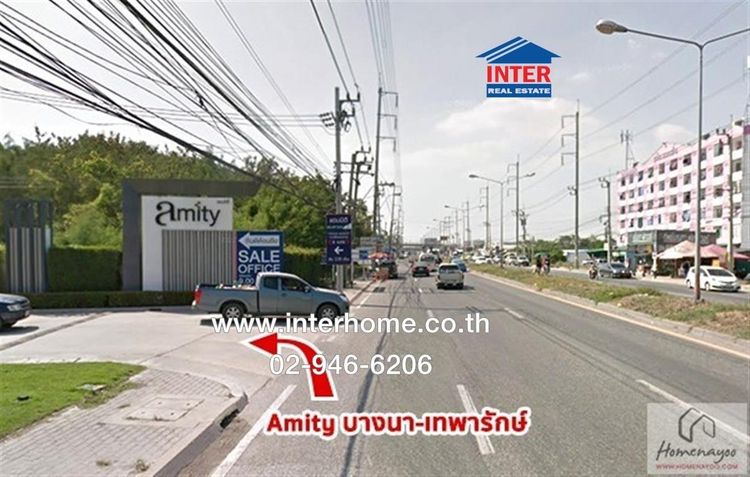 บ้านเเฝด 2 ชั้น 36.7 ตร.ว หมู่บ้านแอมมิตี้บางนา-เทพารักษ์ ใกล้รพ.บางบ่อ ถนนเทพารักษ์ ถนนบางพลี-บางบ่อ บางบ่อ สมุทรปราการ
