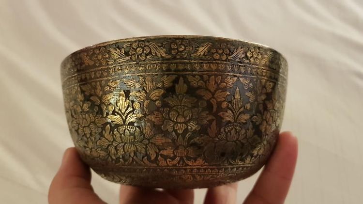 ขันถมทอง สวย กว้าง 5 นิ้ว รูปที่ 3