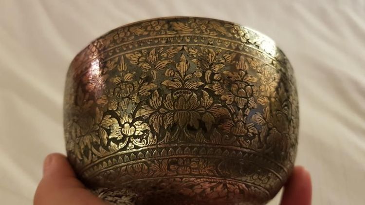 ขันถมทอง สวย กว้าง 5 นิ้ว รูปที่ 5