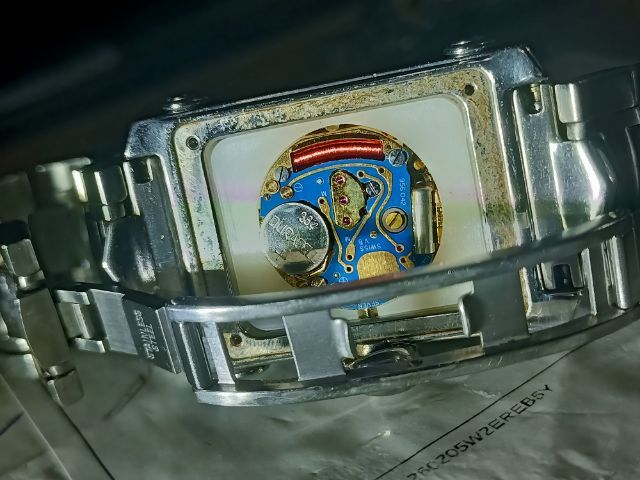 Vintage Philippe Charriol Columbus Thank Quartz stainless Silver ระบบถ่าน เดินปรกติ สายกำไลทรงเหลี่ยม สีเลสออกเนื้อเงิน ขนาด 30x39 (w.h.)  รูปที่ 11