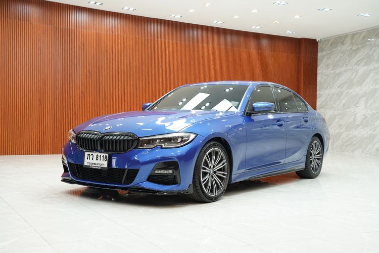 BMW Series 3 2021 320d Sedan ดีเซล เกียร์อัตโนมัติ น้ำเงิน รูปที่ 4