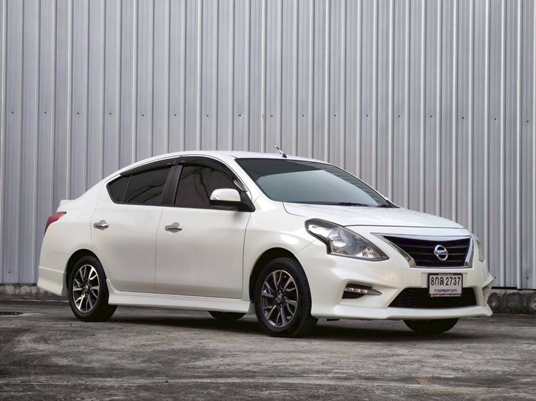Nissan Almera 2019 1.2 E Sportech Sedan เบนซิน ไม่ติดแก๊ส เกียร์อัตโนมัติ ขาว รูปที่ 2