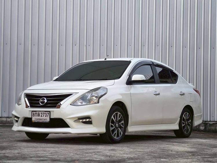Nissan Almera 2019 1.2 E Sportech Sedan เบนซิน ไม่ติดแก๊ส เกียร์อัตโนมัติ ขาว รูปที่ 3