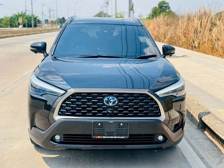 Toyota Corolla Cross 2020 1.8 Hybrid Premium Safety Utility-car ไฮบริด เกียร์อัตโนมัติ ดำ รูปที่ 2