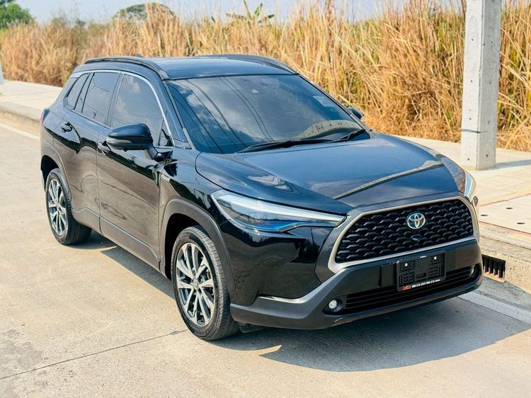 Toyota Corolla Cross 2020 1.8 Hybrid Premium Safety Utility-car ไฮบริด เกียร์อัตโนมัติ ดำ รูปที่ 3
