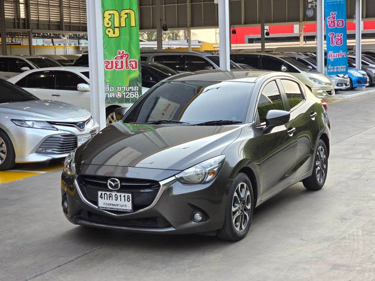 Mazda Mazda 2 2015 1.5 XD High Plus Sedan ดีเซล ไม่ติดแก๊ส เกียร์อัตโนมัติ น้ำตาล รูปที่ 3