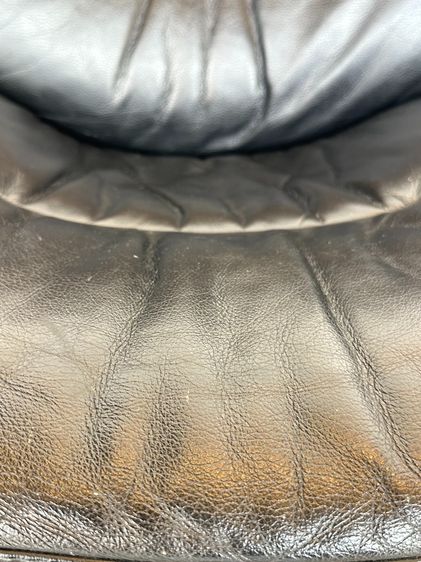 เก้าอี้อาร์มแชร์ พร้อมสตูล เบาะหนัง PU สีดำ หมุนได้ 360 องศา รูปที่ 11