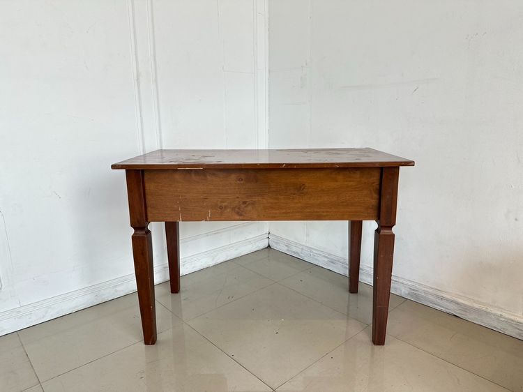 โต๊ะทำงาน สไตล์วินเทจ 5 ลิ้นชัก มือจับห่วงเหล็กและอลูมิเนียม  รูปที่ 6