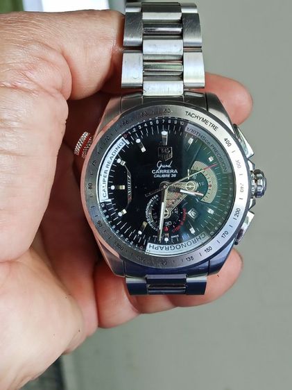 TAGHEUER Grand Carrera calibre 36 สีเงิน
