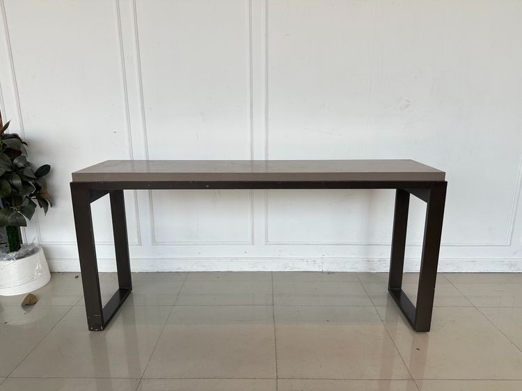 โต๊ะทำงาน อื่นๆ โต๊ะโชว์สินค้า (กว้าง 180 CM.) ท็อปหินเทียมสีน้ำตาล 