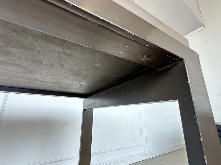 โต๊ะโชว์สินค้า (กว้าง 150 CM.) ท็อปหินเทียมสีน้ำตาล รูปที่ 8