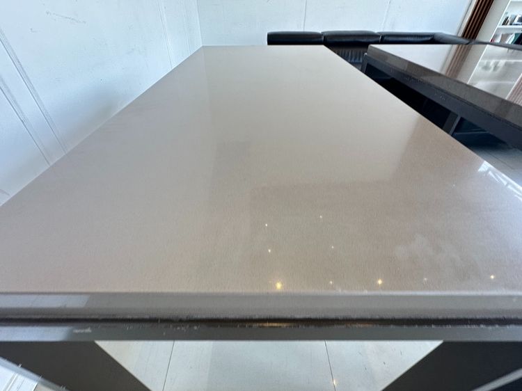 โต๊ะโชว์สินค้า (กว้าง 150 CM.) ท็อปหินเทียมสีน้ำตาล รูปที่ 14