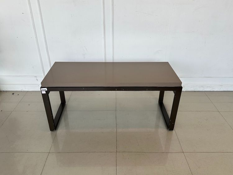 โต๊ะโชว์สินค้า (กว้าง 126 CM.) ท็อปหินเทียมสีน้ำตาล  รูปที่ 2