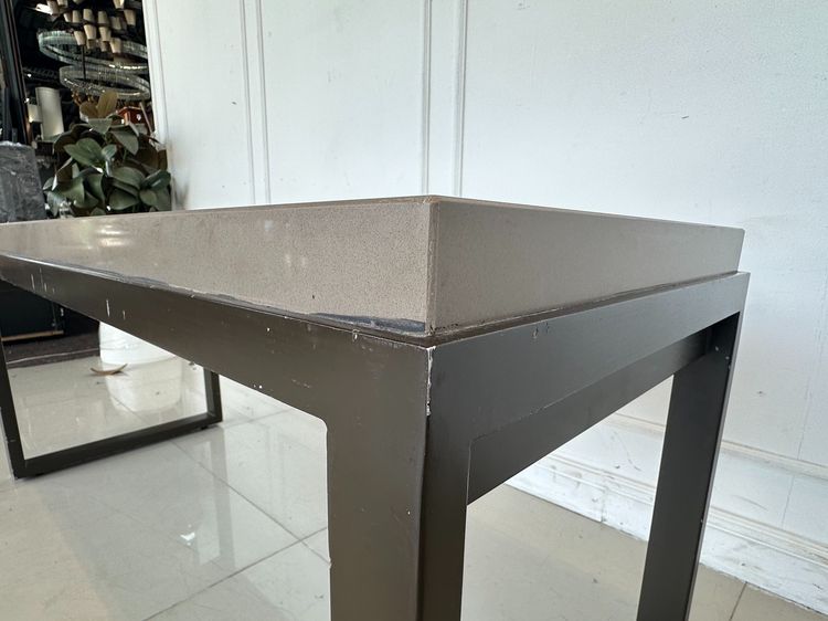 โต๊ะโชว์สินค้า (กว้าง 126 CM.) ท็อปหินเทียมสีน้ำตาล  รูปที่ 8