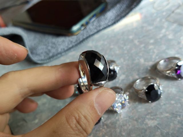 แหวนเงินนิลแท้ 