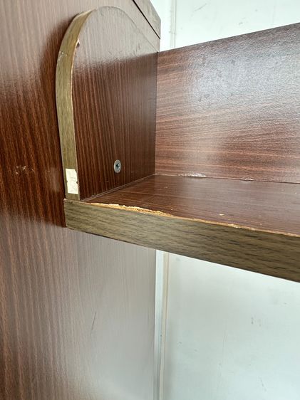 ตู้โชว์ แบรนด์ KEEP โครงไม้ MDF สีน้ำตาล มือจับพลาสติก  รูปที่ 9