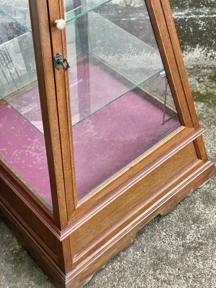 ตู้โชว์ไม้สักทรงพีระมิด รูปที่ 8