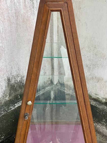 ตู้โชว์ไม้สักทรงพีระมิด รูปที่ 5