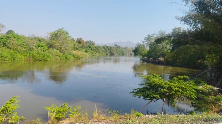 ที่ดินติดริมน้ำ ภ.บ.ท 5 แม่น้ำแควน้อย ทำเลทอง จรเข้เผือก กาญจนบุรี