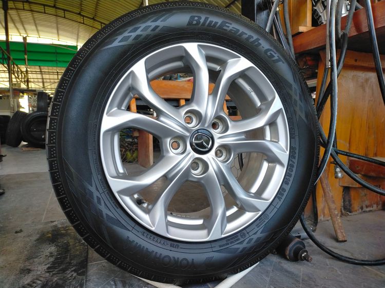 แม็กมาสด้า ขอบ16 พร้อมยางโยโกฮาม่า 205 60 16 ปี23 ใส่ mazda 3 cx 3 รูปที่ 3