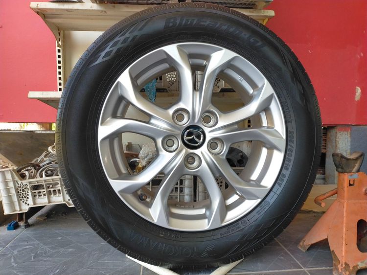 แม็กมาสด้า ขอบ16 พร้อมยางโยโกฮาม่า 205 60 16 ปี23 ใส่ mazda 3 cx 3 รูปที่ 4